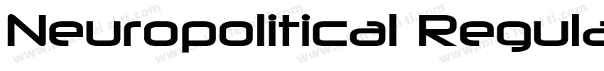 Neuropolitical Regular字体转换